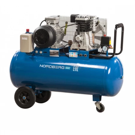 Компрессор поршневой (100л), 400л/мин ECO Nordberg NCE100/400-380